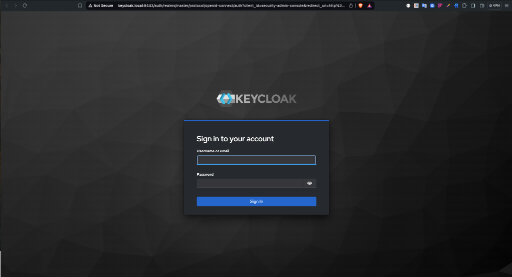 Keycloak Login
